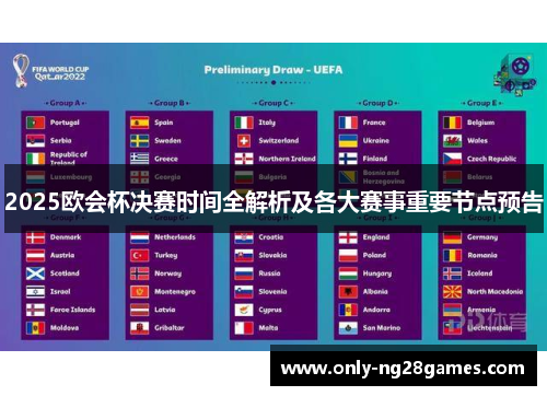 2025欧会杯决赛时间全解析及各大赛事重要节点预告